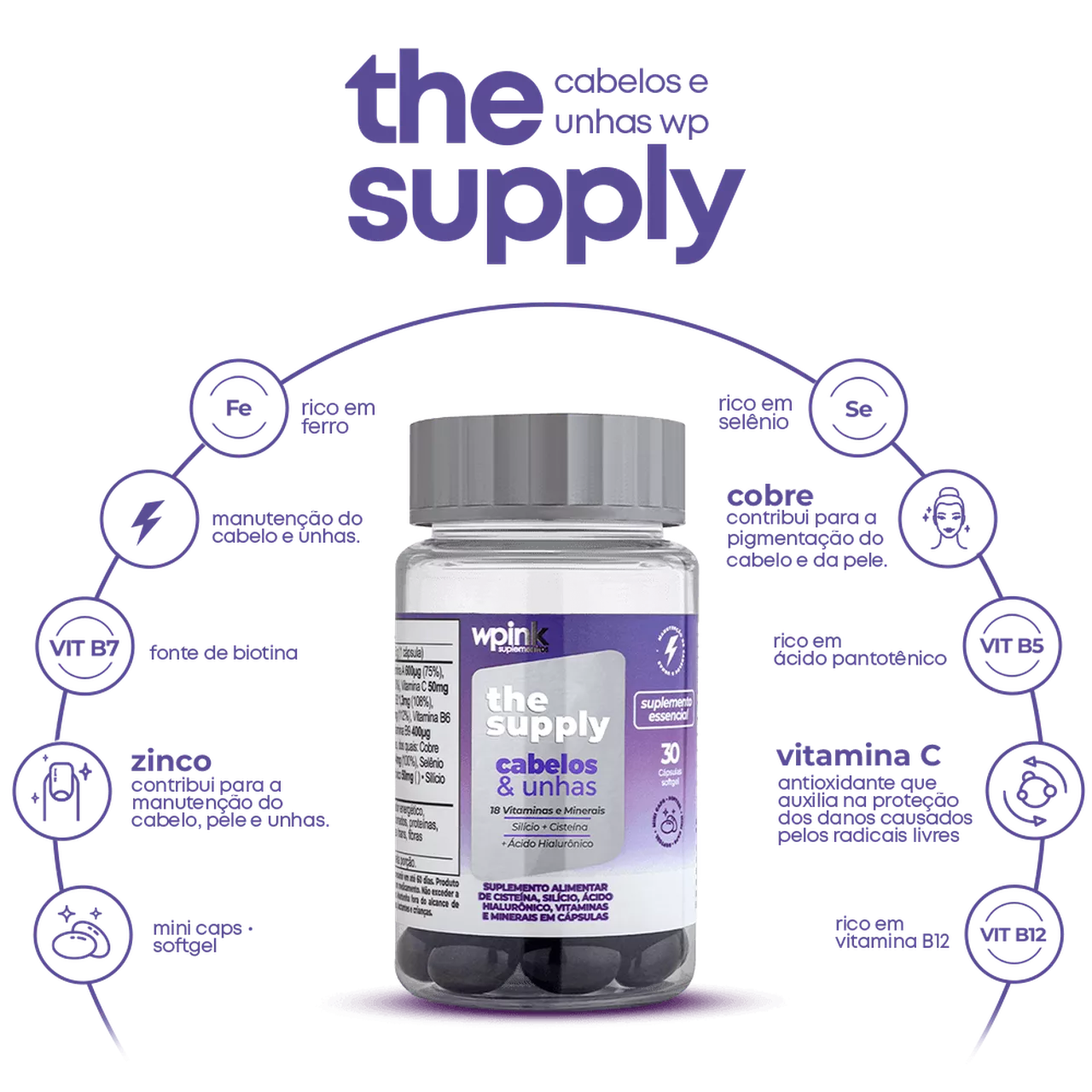 3 cabelos e unhas - Imagem 2