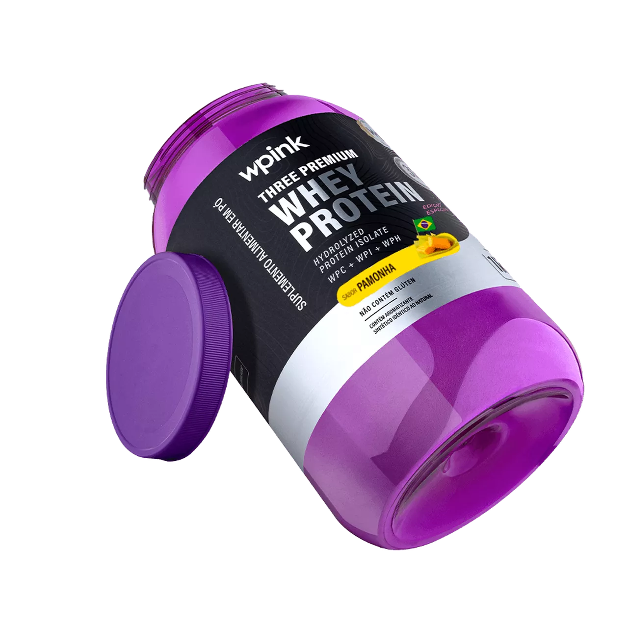 three premium whey protein pamonha 3W - (1kg) - Imagem 5