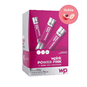 power pink de lichia - pré-treino – 300g