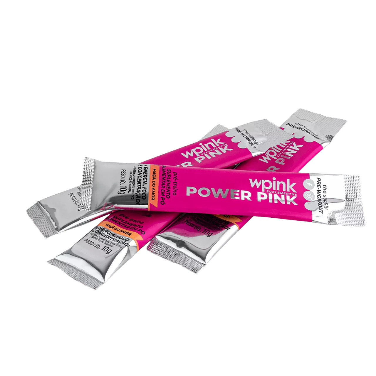 power pink de maçã do amor - pré-treino - 300g - Imagem 2